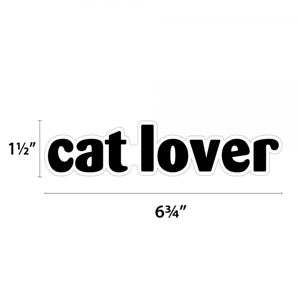 Cat Lover Word Magnet - Image 2