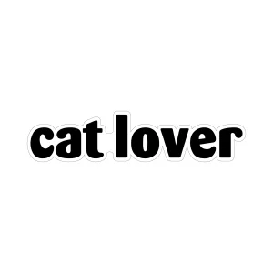 Cat Lover Word Magnet