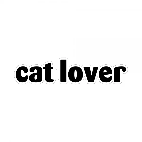 Cat Lover Word Magnet