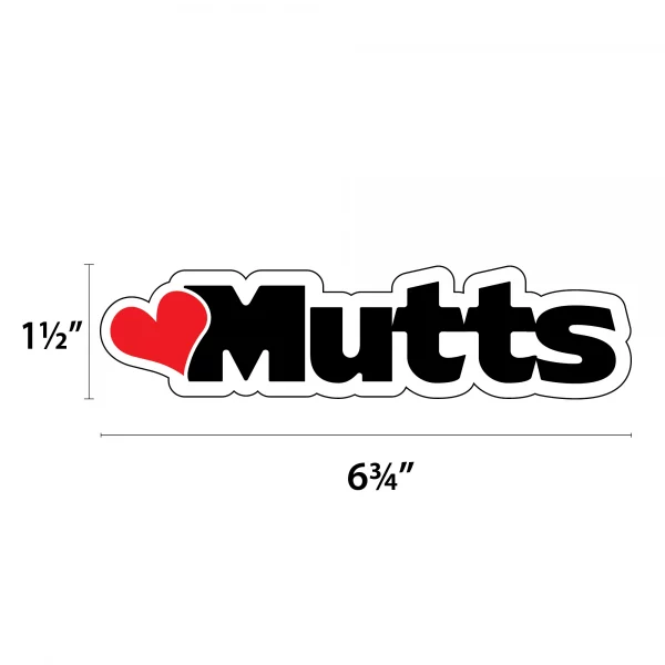 Heart Mutts Word Magnet - Image 2