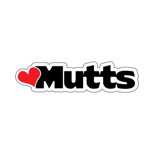 Heart Mutts Word Magnet