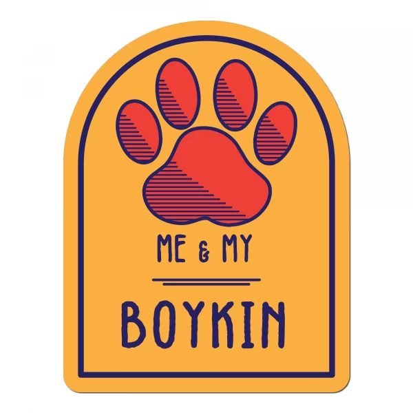 Me and My Boykin Window Shaped Magnet