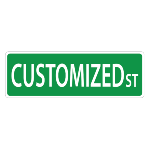 Custom Printed Street Signs