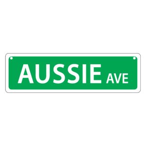 Aussie Mini Street Sign