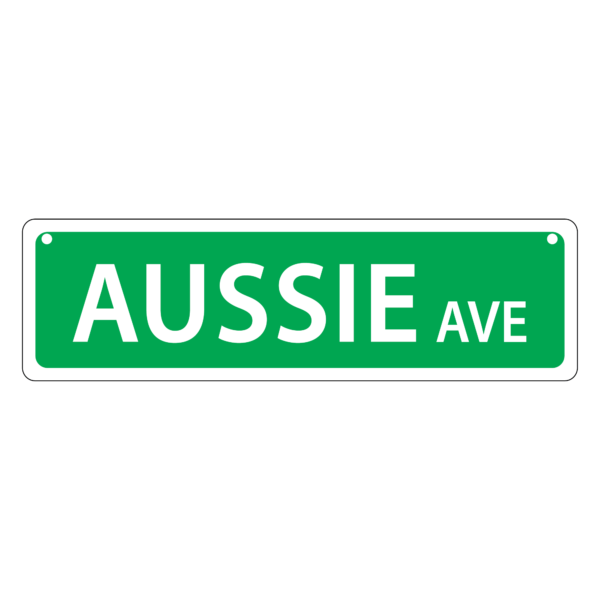 Aussie Mini Street Sign