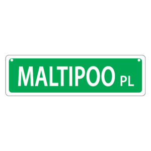 Maltipoo Mini Street Sign