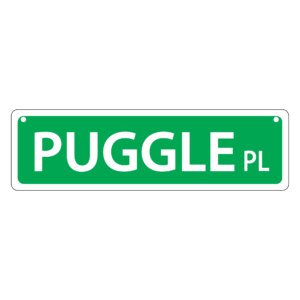 Puggle Mini Street Sign