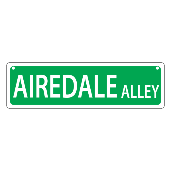 Airdale Mini Street Sign