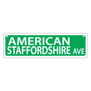 American Stafforshire Mini Street Sign