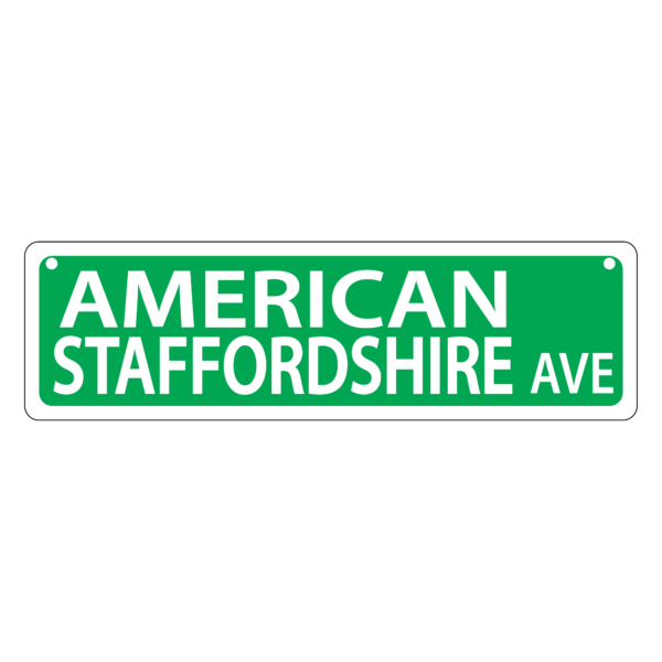 American Stafforshire Mini Street Sign