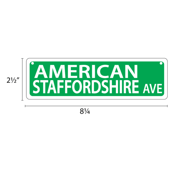 American Stafforshire Mini Street Sign - Image 2