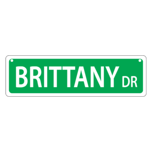 Brittany Mini Street Sign