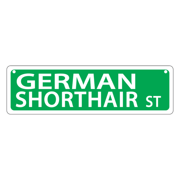 German Shorthair Mini Street Sign