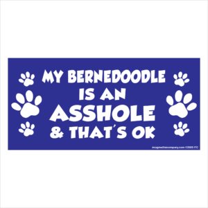 My Berniedoodle is an Asshole 2.75" x 5.75" Rectangle Magnet