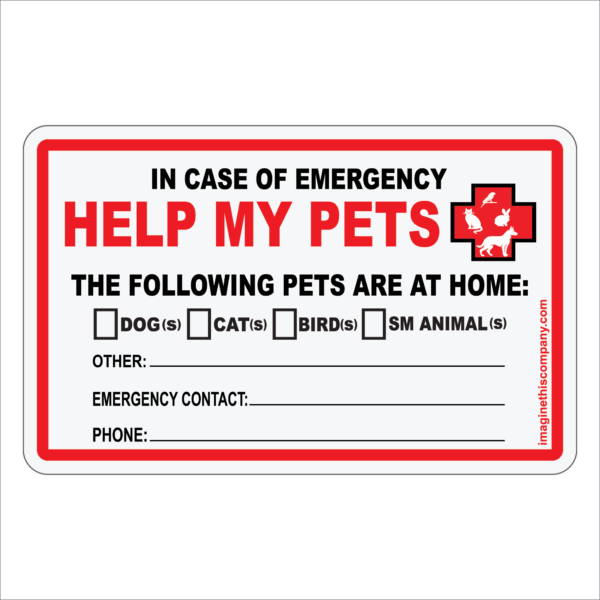Pet Rescue Wallet Card