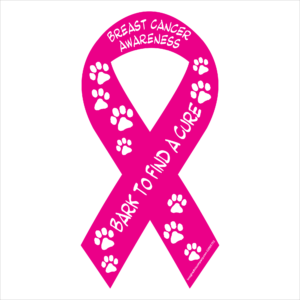 Bark To Find A Cure Ribbon Magnet