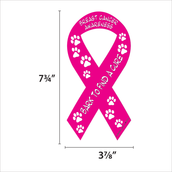 Bark To Find A Cure Ribbon Magnet - Image 2
