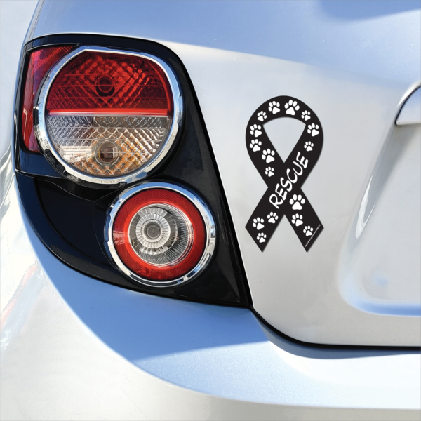 Rescue Black Ribbon Magnet - Image 3