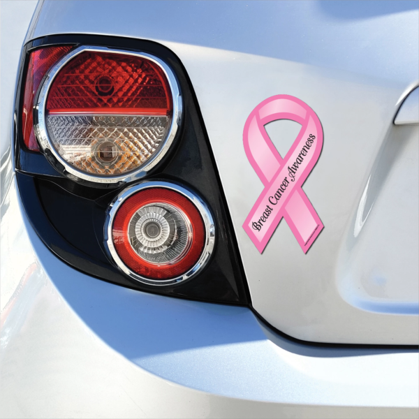 Breast Cancer Awareness Ribbon Magnet - Image 3