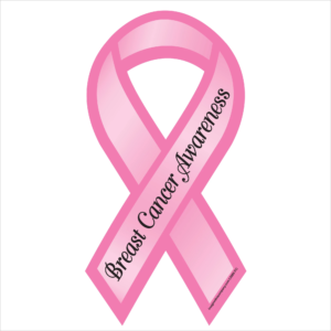 Breast Cancer Awareness Ribbon Magnet