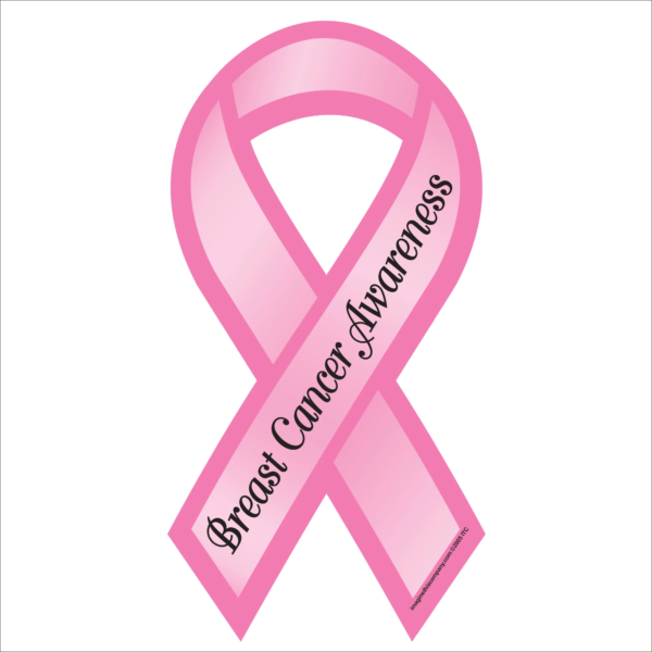 Breast Cancer Awareness Ribbon Magnet