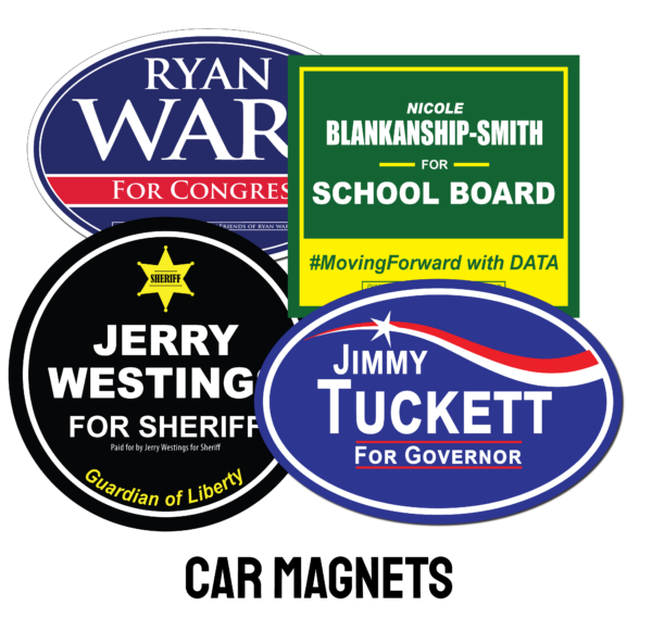 election material car magnets