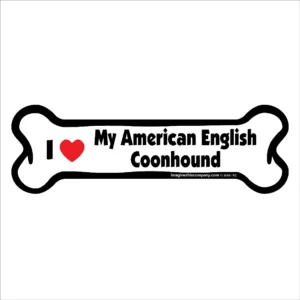 American English Coonhound Bone Magnet