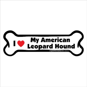 American Leopard Hound Bone Magnet