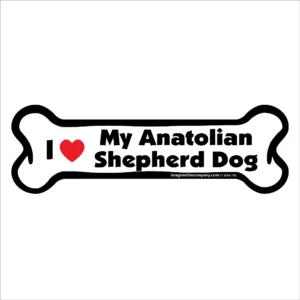 Anatolian Shepherd Dog Bone Magnet