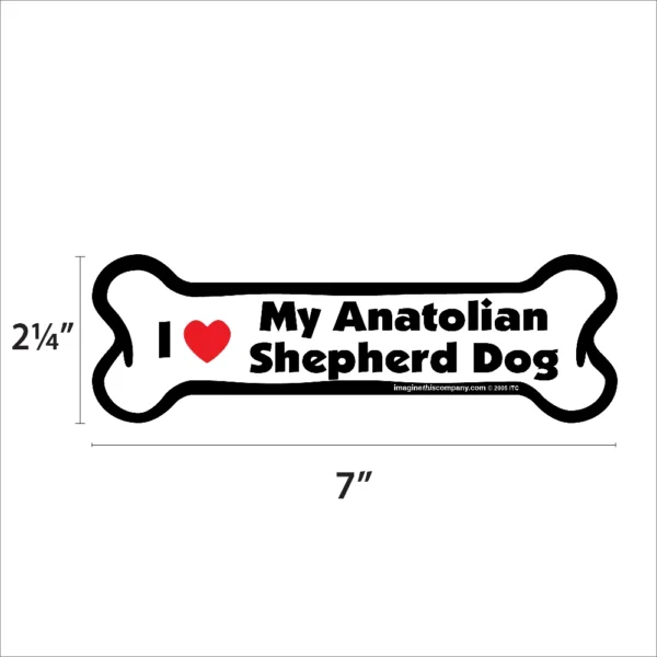 Anatolian Shepherd Dog Bone Magnet - Image 2