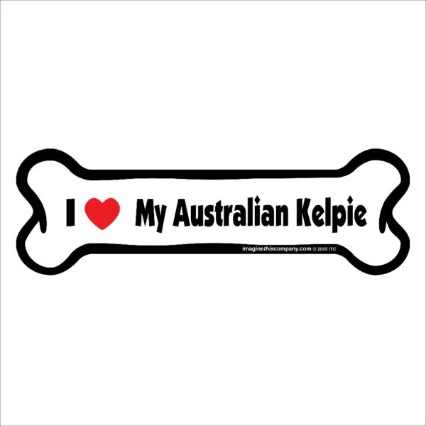 Australian Kelpie Bone Magnet
