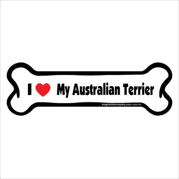 Australian Terrier Bone Magnet