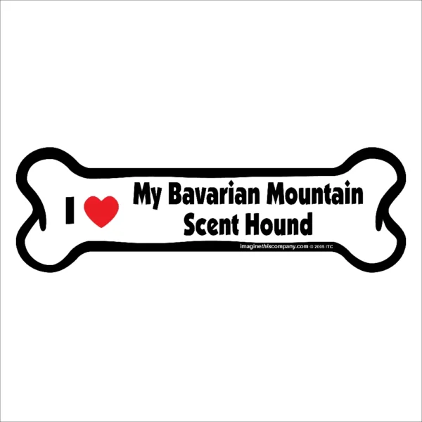 Bavarian Mountain Scent Hound Bone Magnet