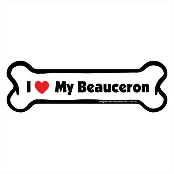 Beauceron Bone Magnet