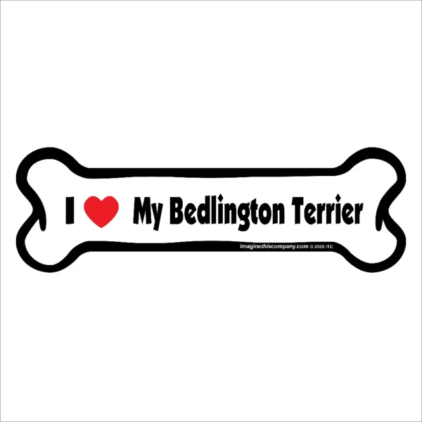 Bedlington Terrier Bone Magnet