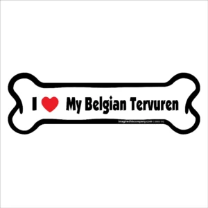 Belgian Tervuren Bone Magnet