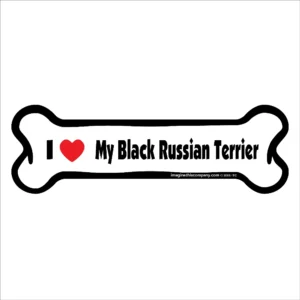 Black Russian Terrier Bone Magnet