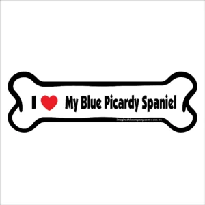 Blue Picardy Spaniel Bone Magnet