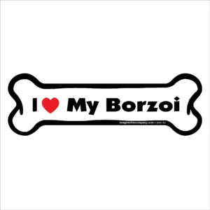 Borzoi Bone Magnet