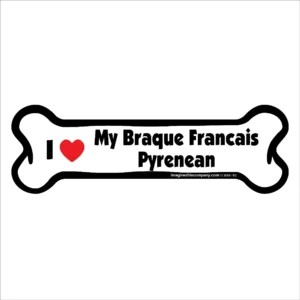 Braque Francais Pyrenean Bone Magnet