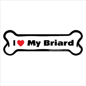 Briard Bone Magnet