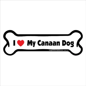 Canaan Dog Bone Magnet
