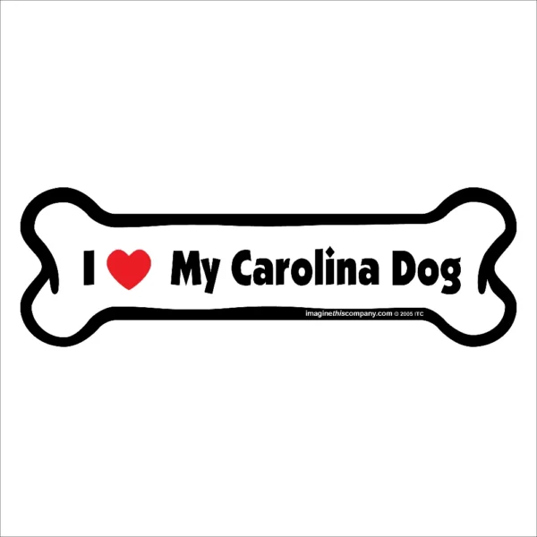 Carolina Dog Bone Magnet