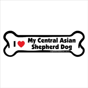 Central Asian Shepherd Dog Bone Magnet