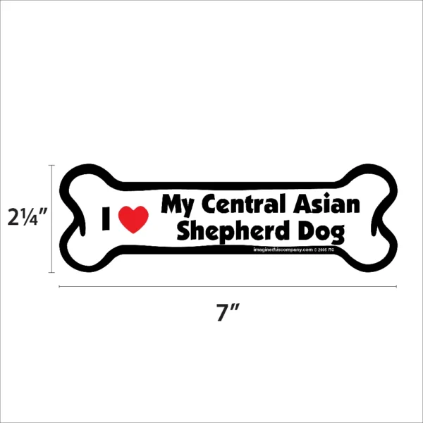 Central Asian Shepherd Dog Bone Magnet - Image 2
