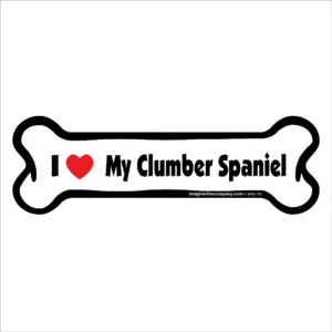 Clumber Spaniel Bone Magnet