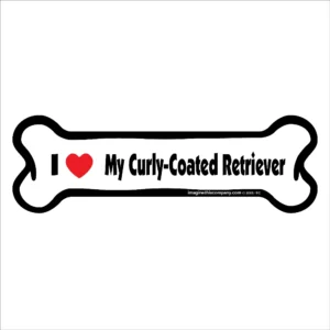 Curly-Coated Retriever Bone Magnet