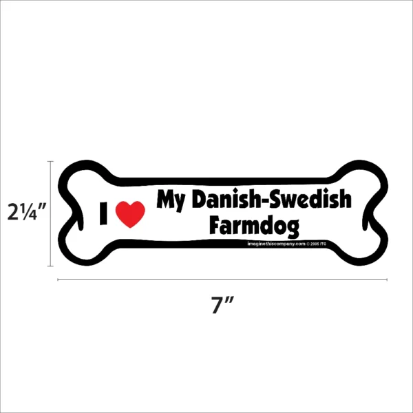 Danish-Swedish Farmdog Bone Magnet - Image 2