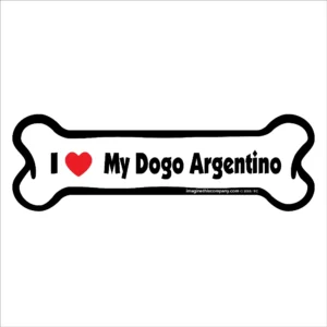 Dogo Argentino Bone Magnet