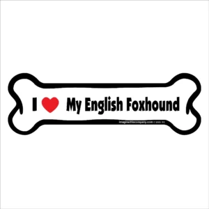 English Foxhound Bone Magnet